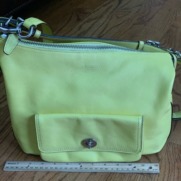 Coach Bags Coach Cross Body Bag In Yellow Leather Poshmark